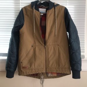 COPY - Columbia Flannel Water Resistant Puffer Ja…